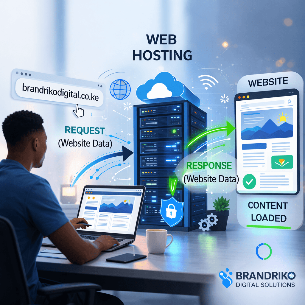 Affordable web design in Kenya - Brandriko Digital Solutions building modern websites